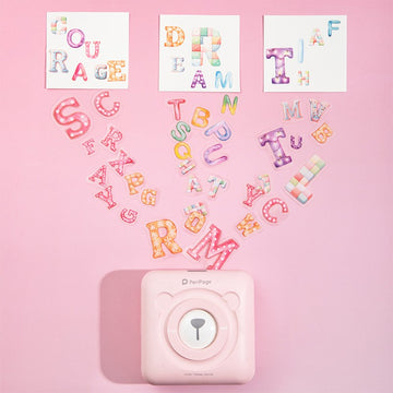 Alphabet Wonderland Series PET Die-Cut Alphabet Tape