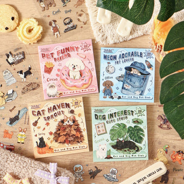 Cute Pet Workshop Series Sticker Book