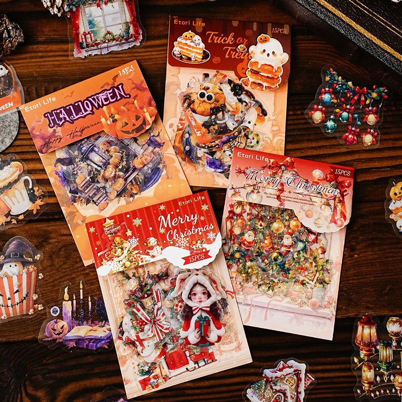Halloween Carnival Sticker 15pcs