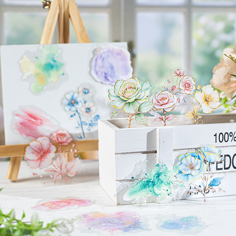 Gilded Flower Pet Sticker Tape-TAHARA