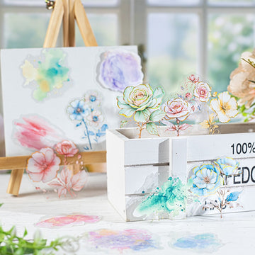 Gilded Flower Pet Sticker Tape-TAHARA