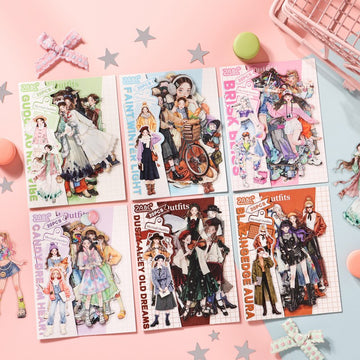 Dressing Variety Series Character Sticker Pack