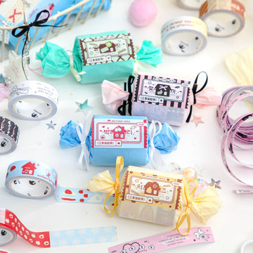 Sweet Trio Washi Tape Set Candy Theme
