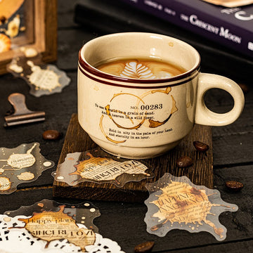 Coffee Stains Series PET Sticker Pack