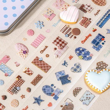 Frosting Patchwork Series Pet Die-Cut Tape