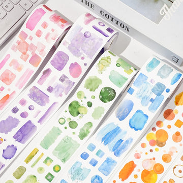 Dyeing Collection Series Die-Cut Washi Tape