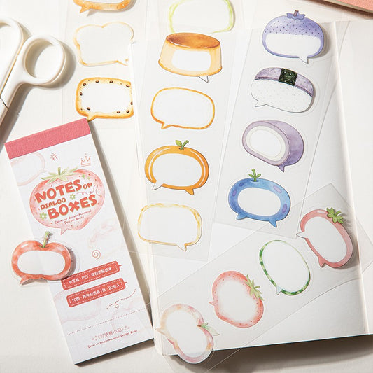 Notes On Dialog Boxes Series Sticker Book