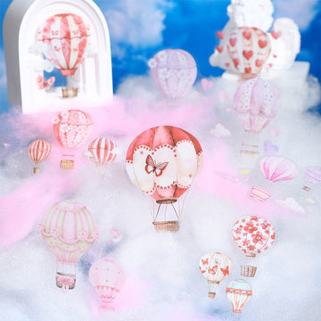 Flying to Her Cloud Series – Hot Air Balloon Sticker Pack