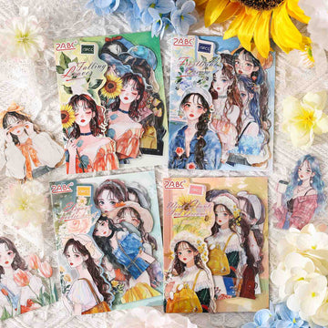 The stars reflect the moon Series Character  Sticker Pack