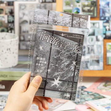 Soft Collage Series – Die-Cut Salt-Tone Scene Sticker Book