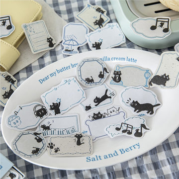 Little Black Cat Series Sticker Box