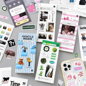 Daily sharing sticker book