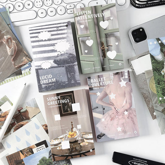 Happiness Concrete Image Series Life Diary Material Book.