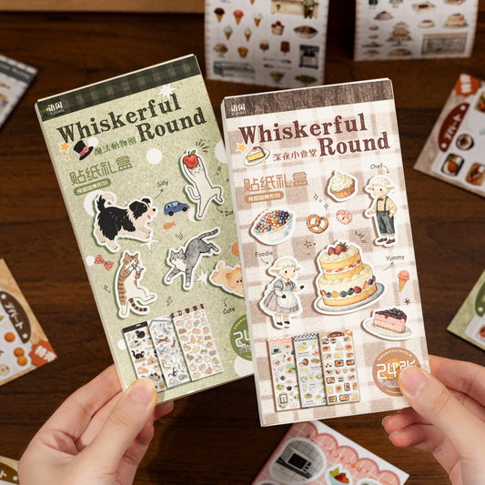 Food Fun Cat Collection Series Sticker Box