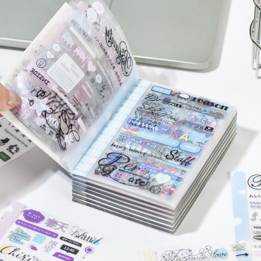 Paper Whispers Series Sticker Book 20Pcs