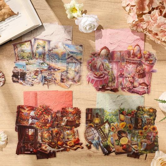 Four Seasons Window Corner Series Material Pack