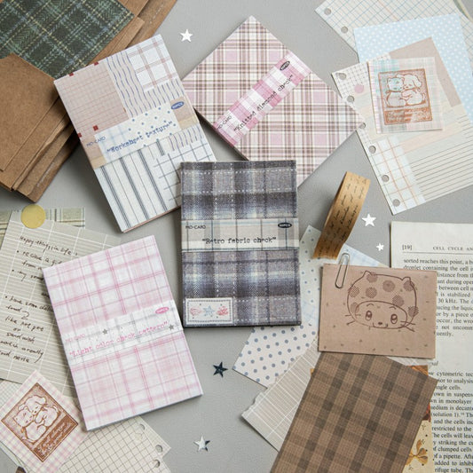 Plaid Market Series Material Paper