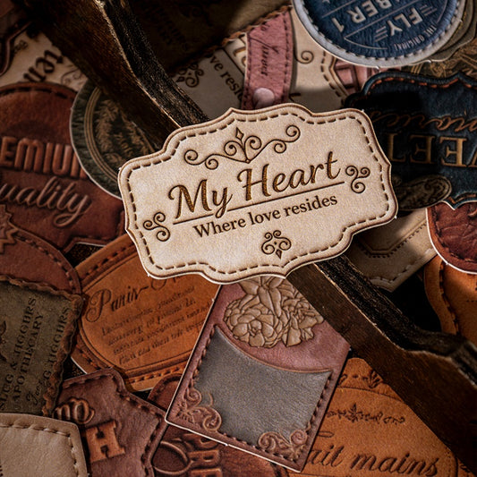 Velvet Letterhead Series Of Stickers