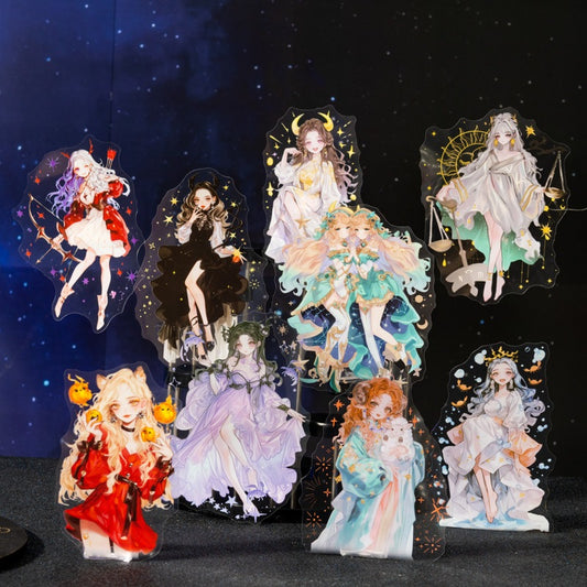 Twelve Constellations Goddess RecordSeries sticker packs