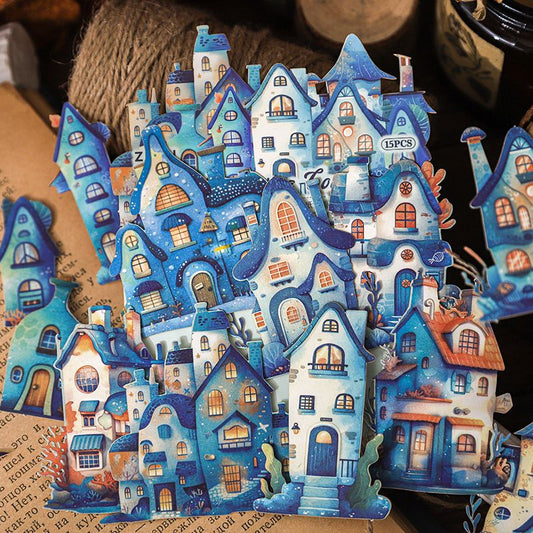 Fairy Tale Town White Kraft Paper Sticker Pack