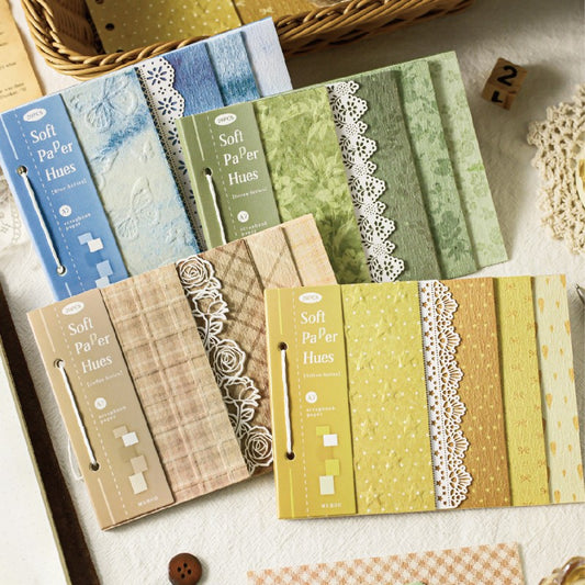 Material paper-star flower secret language collection