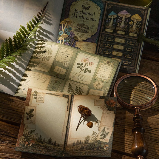 Retro Bookpages Series Material Paper