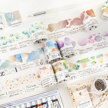 Colorful Poetry series Washi Tape