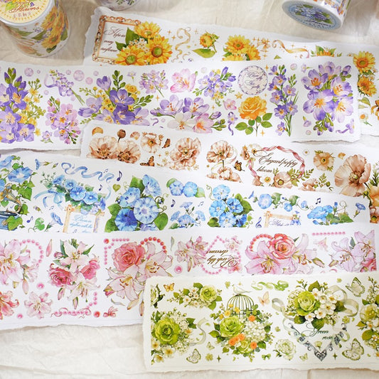 With the Flower Ode Series Tape