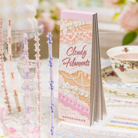 Handmade Exquisite Lace Sticker Sheets