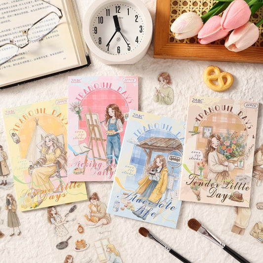 Continuous Time Series Sticker Book