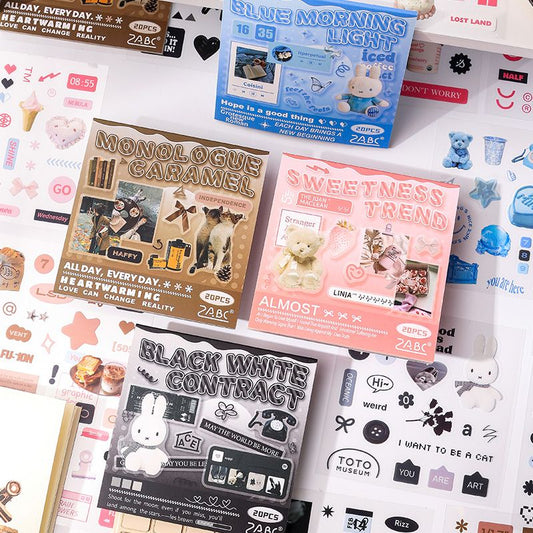 Salt Style PET Sticker Book