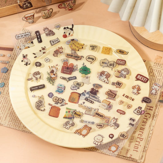 The Daily Series in the Needle Points Sticker Book 20pcs
