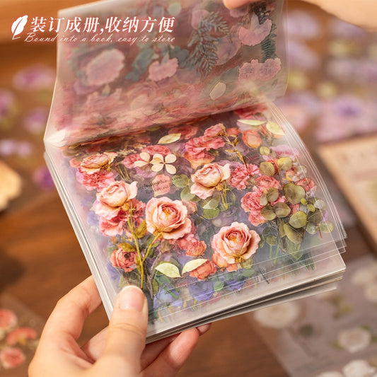 Specimen Flower Sticker Book 30Pcs