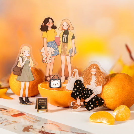 Agirl With Anorange Scent Series PET Tape