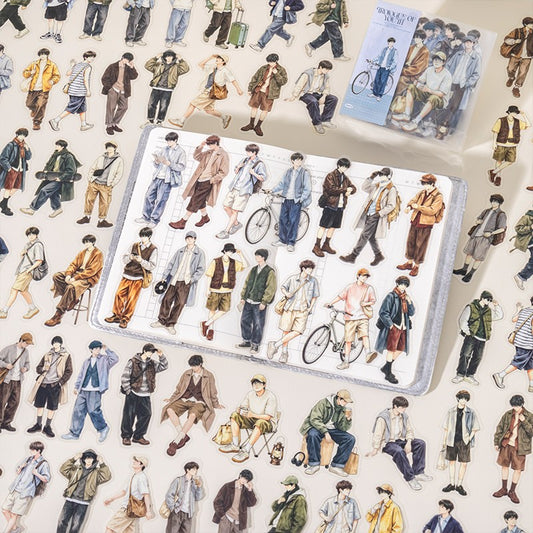 The Prologue Of Youth Series Retro Character Stickers