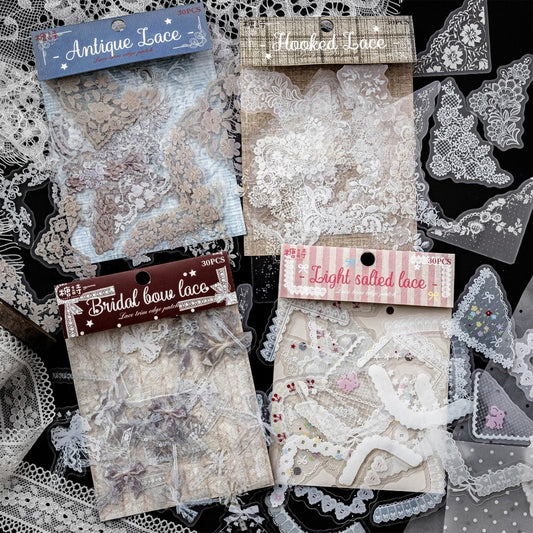 Lace Diary Series Sticker Pack