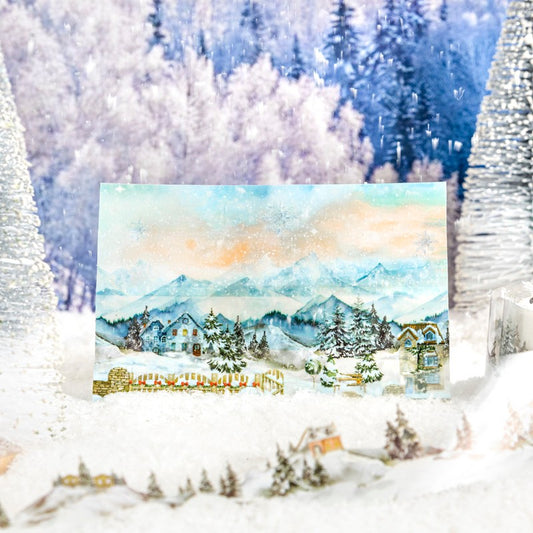 Winter Serenity Series Winter Scenic Washi Tape