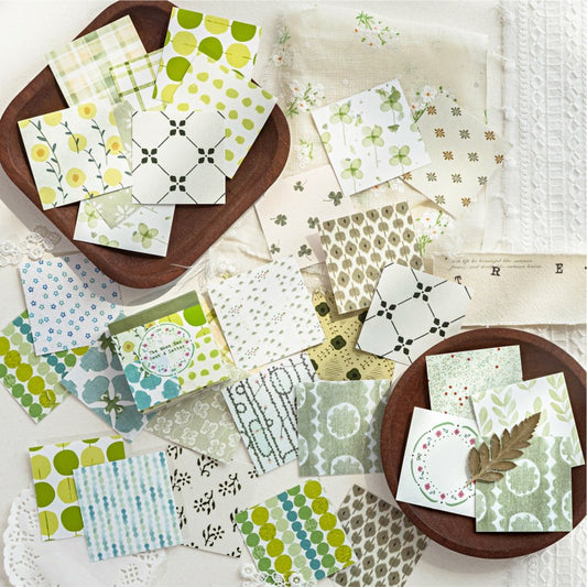 Old Color Collection Series Material Sticker Book