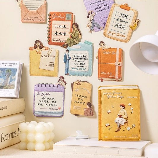 Dreams Between Books Sticker Book