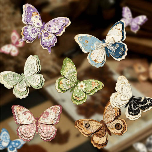 Butterfly Fluff Sticker Pack