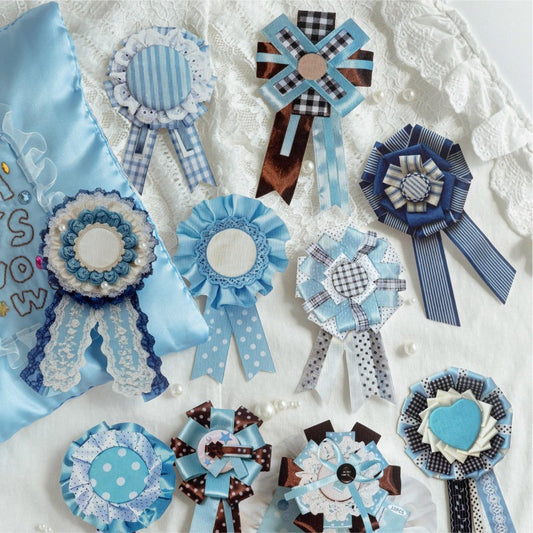 Ribbon Medal Flower Series Sticker Pack