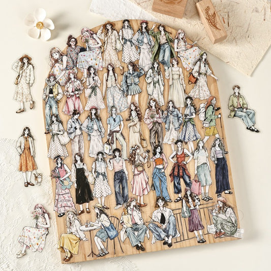 Poetic companionship Series Original Character Sticker Pack