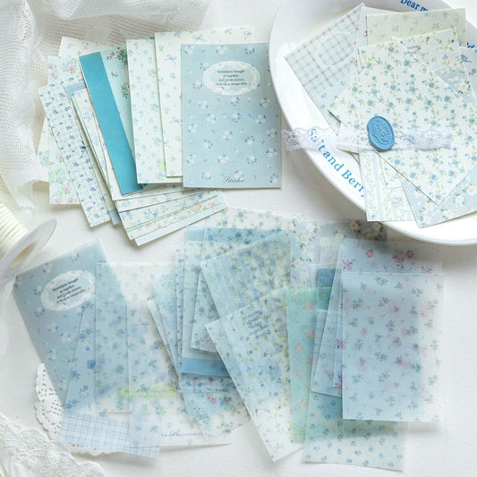 The Floral Abundance Collection Series Material Paper