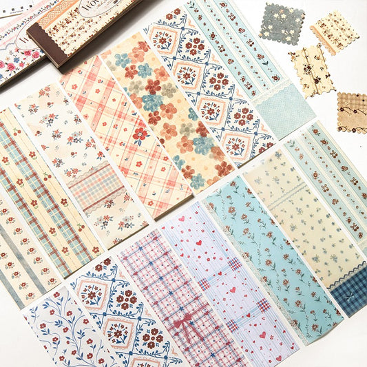 Floral Pattern Small Floral Print Series Sticker Book
