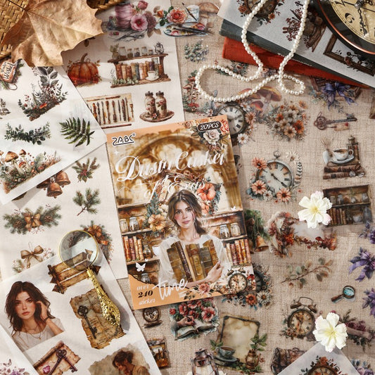 Honey Glaze FragranceSticker Book 20Pcs