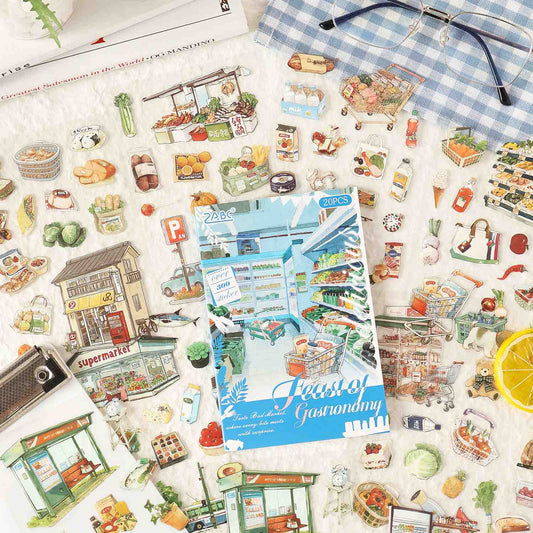 Delicious Time Sticker Book 20pcs