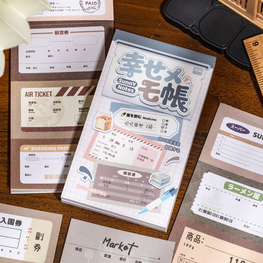 Day and Fragment Series Note Card Sheets