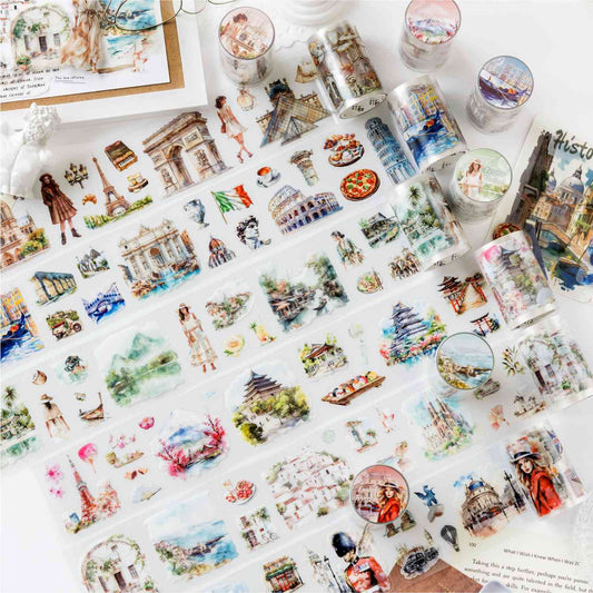 Travel Scenery Story PET Tape