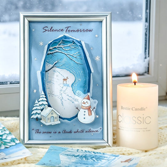 Winter Scenery Series Material Paper
