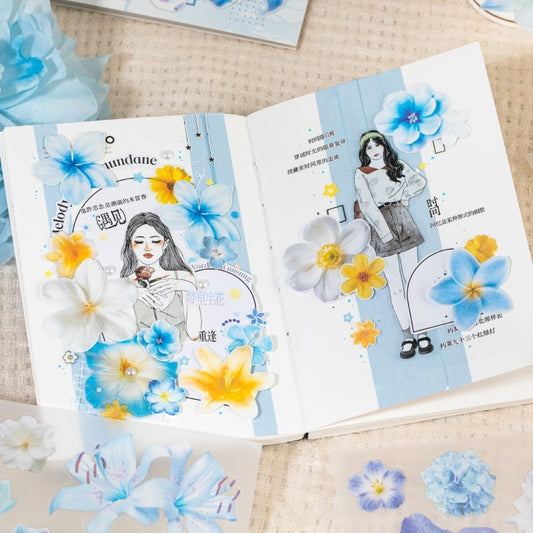 Flower Shadow Note Series Sticker Book